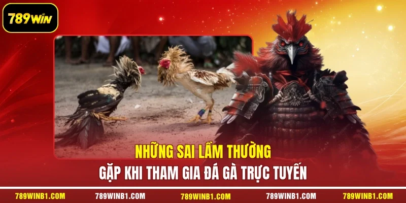 Những sai lầm thường gặp khi tham gia đá gà trực tuyến